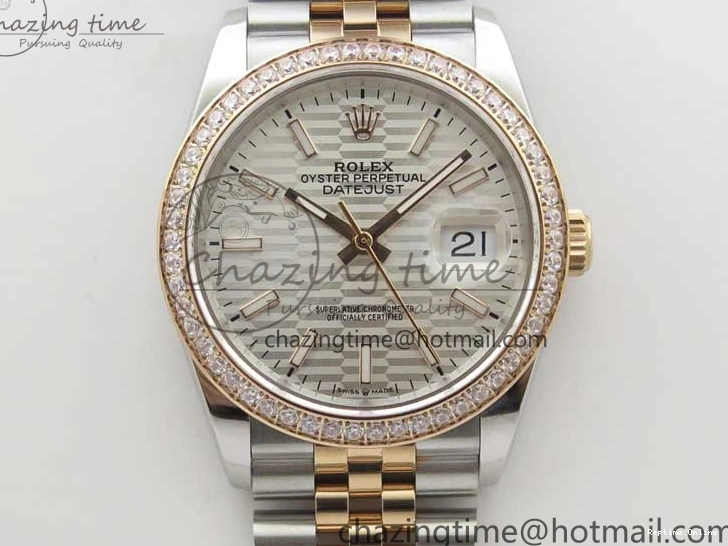 1227 Sustainable DateJust 36 SS RG 126281 BP Maker 1:1 Best Edition Silver Dial on Oyster Bracelet 2502